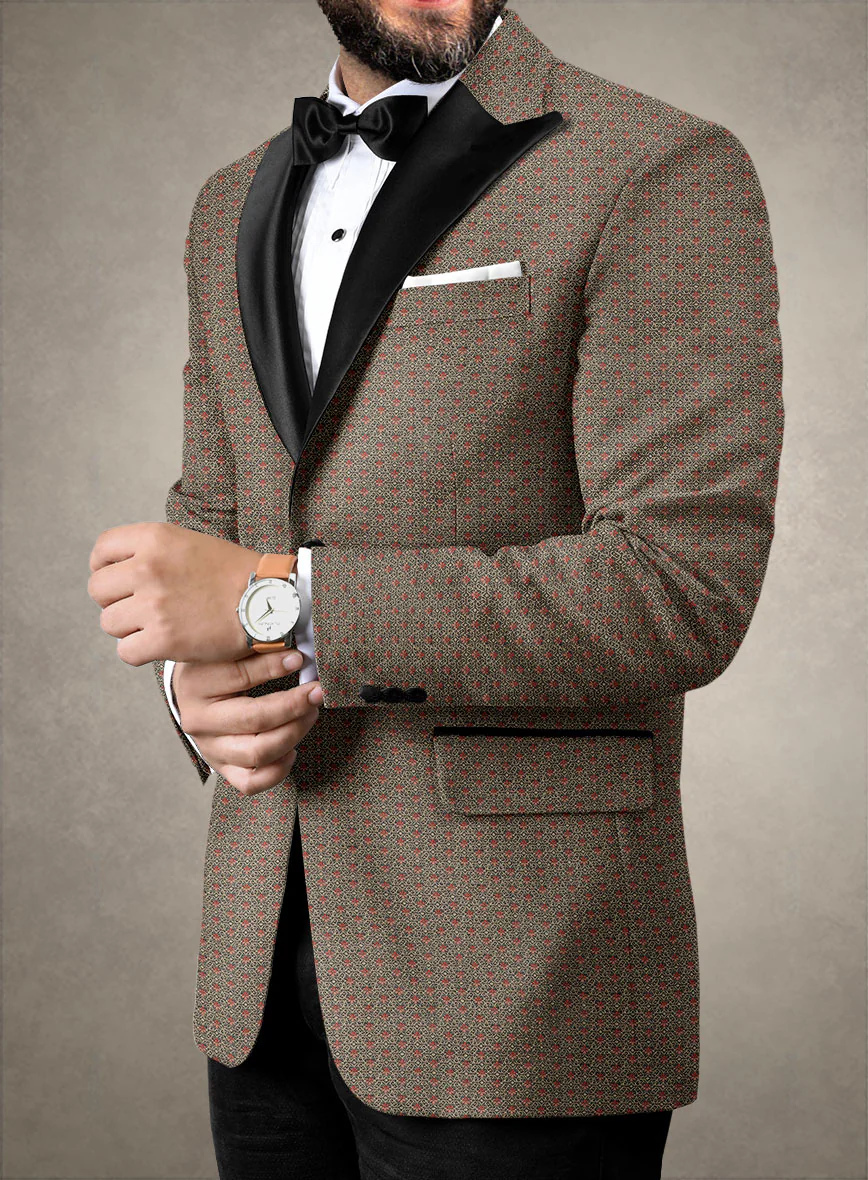 Italian Silk Einal Tuxedo Jacket - Image 2