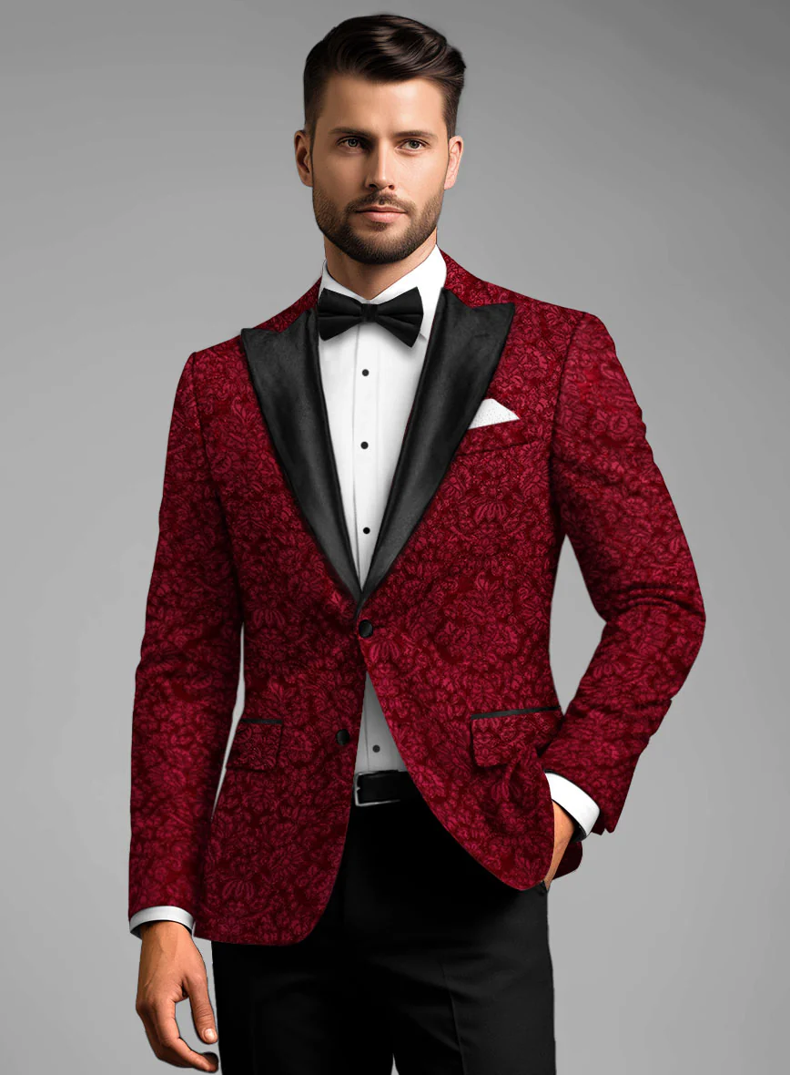Italian Silk Eron Tuxedo Blazer - Image 2