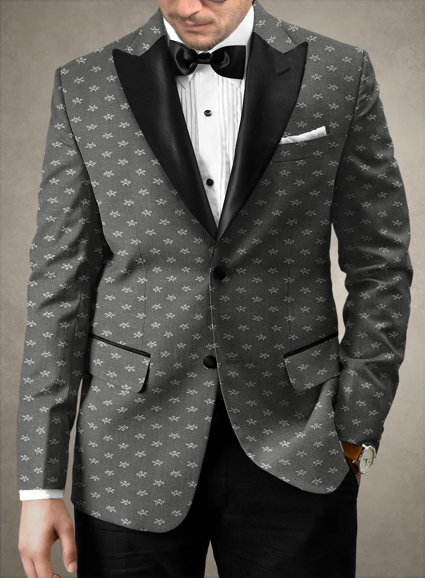 Italian Silk Eusta Tuxedo Jacket - Image 2