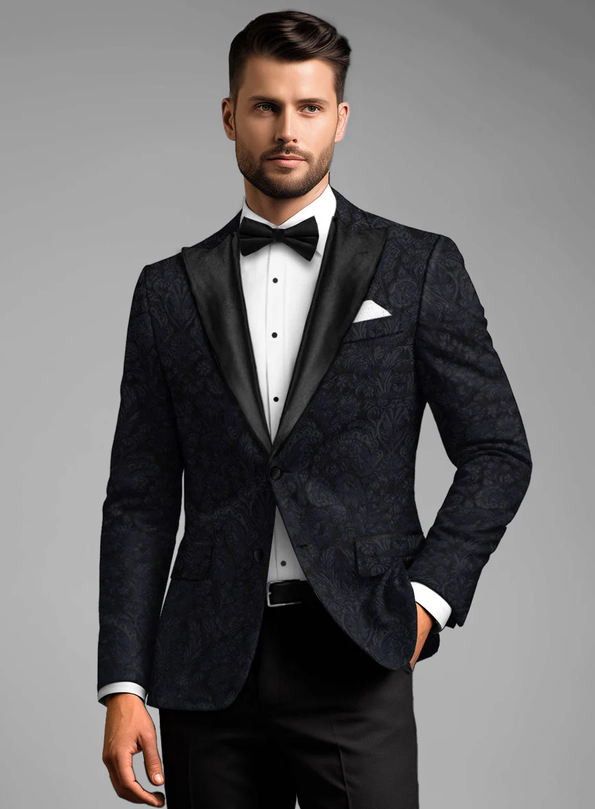 Italian Silk Fioren Tuxedo Blazer - Image 2