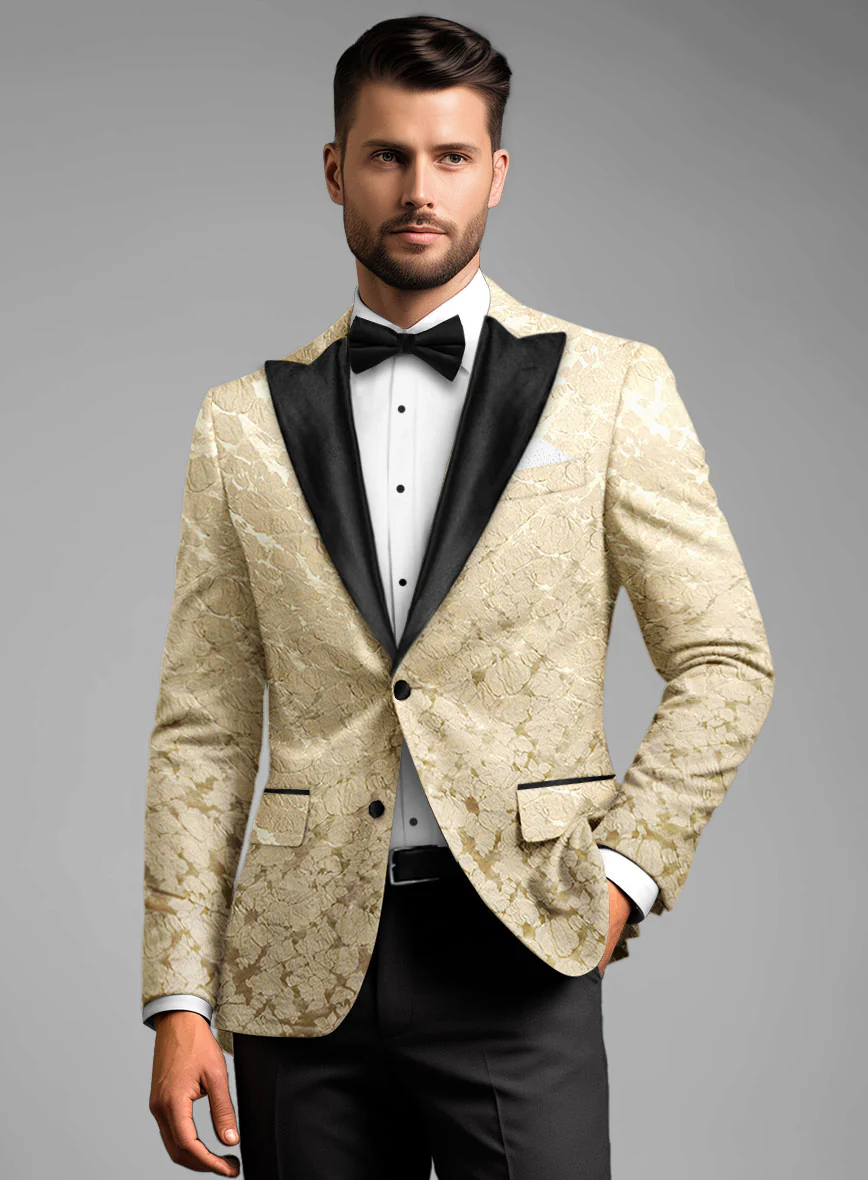 Italian Silk Frora Tuxedo Blazer - Image 2