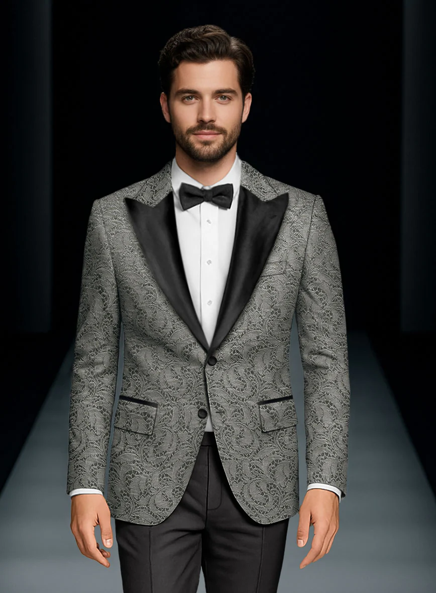 Italian Silk Hidalgo Tuxedo Jacket - Image 2