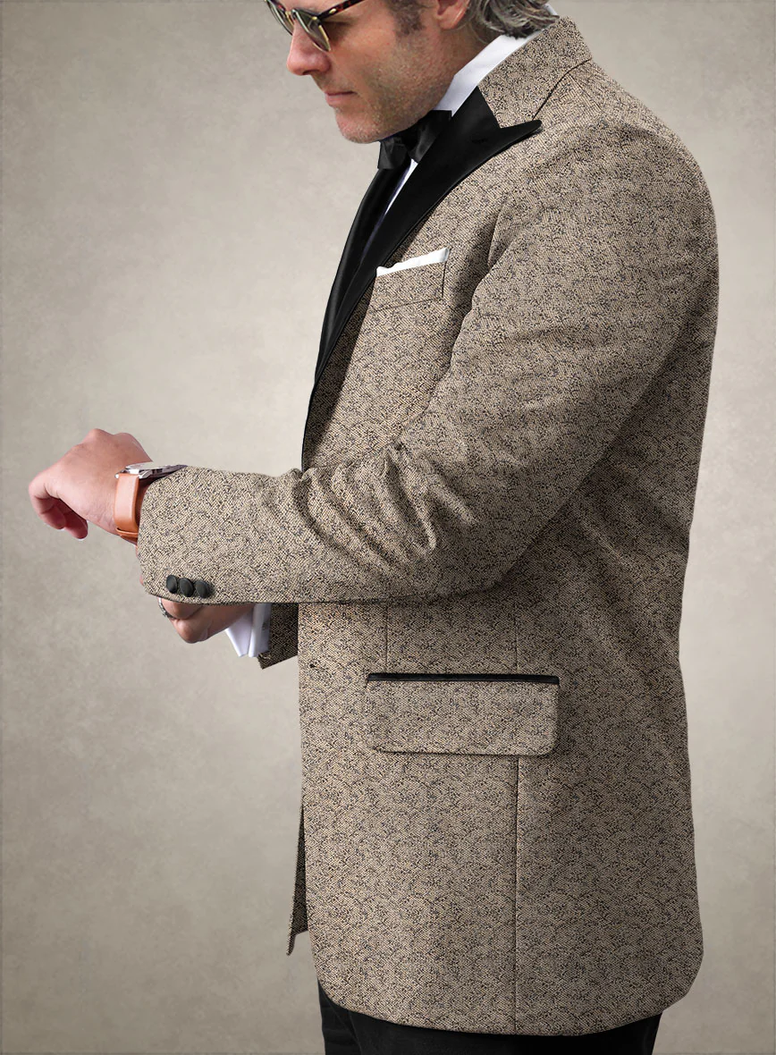 Italian Silk Jeste Tuxedo Jacket - Image 2