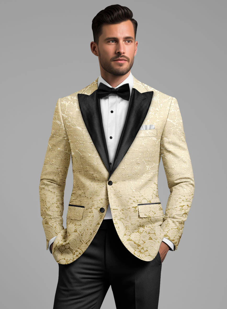 Italian Silk Leono Tuxedo Blazer - Image 2