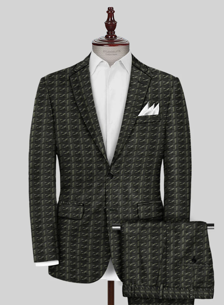 Italian Silk Lycra Benedetta Suit - Image 2
