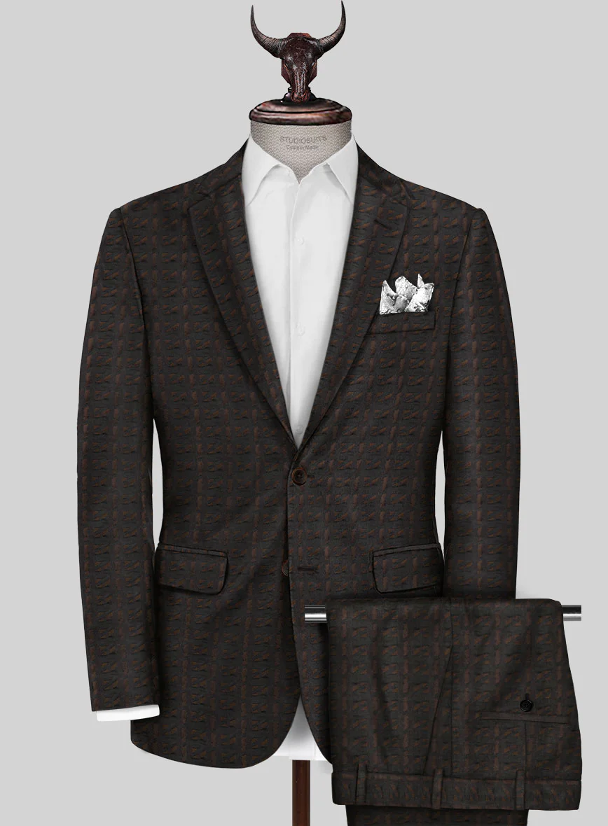 Italian Silk Lycra Gaia Suit - Image 2