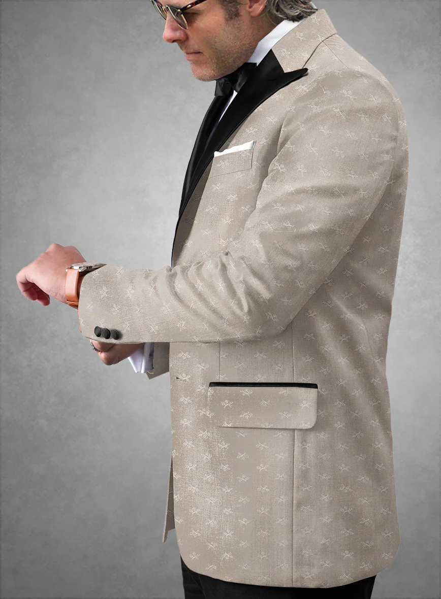 Italian Silk Masco Tuxedo Jacket - Image 2