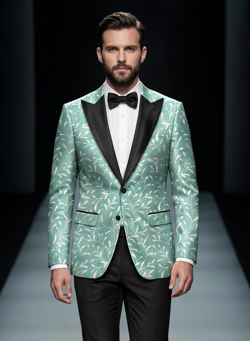 Italian Silk Mirelle Tuxedo Suit - Image 3