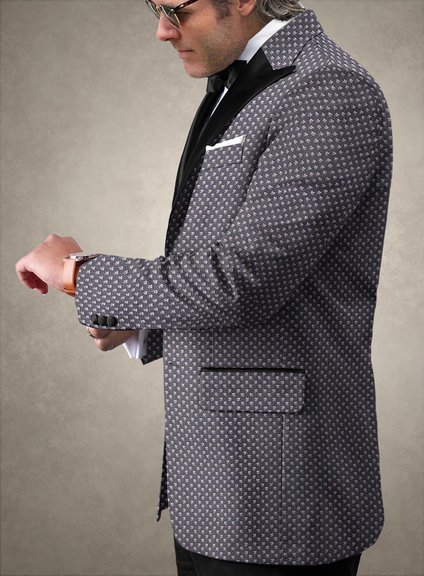 Italian Silk Ofra Tuxedo Jacket - Image 2