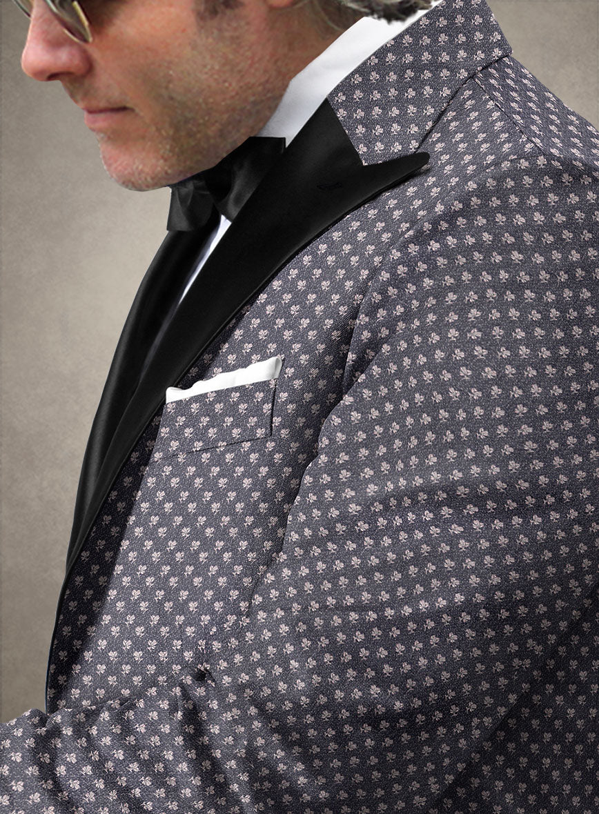 Italian Silk Ofra Tuxedo Jacket - Image 3