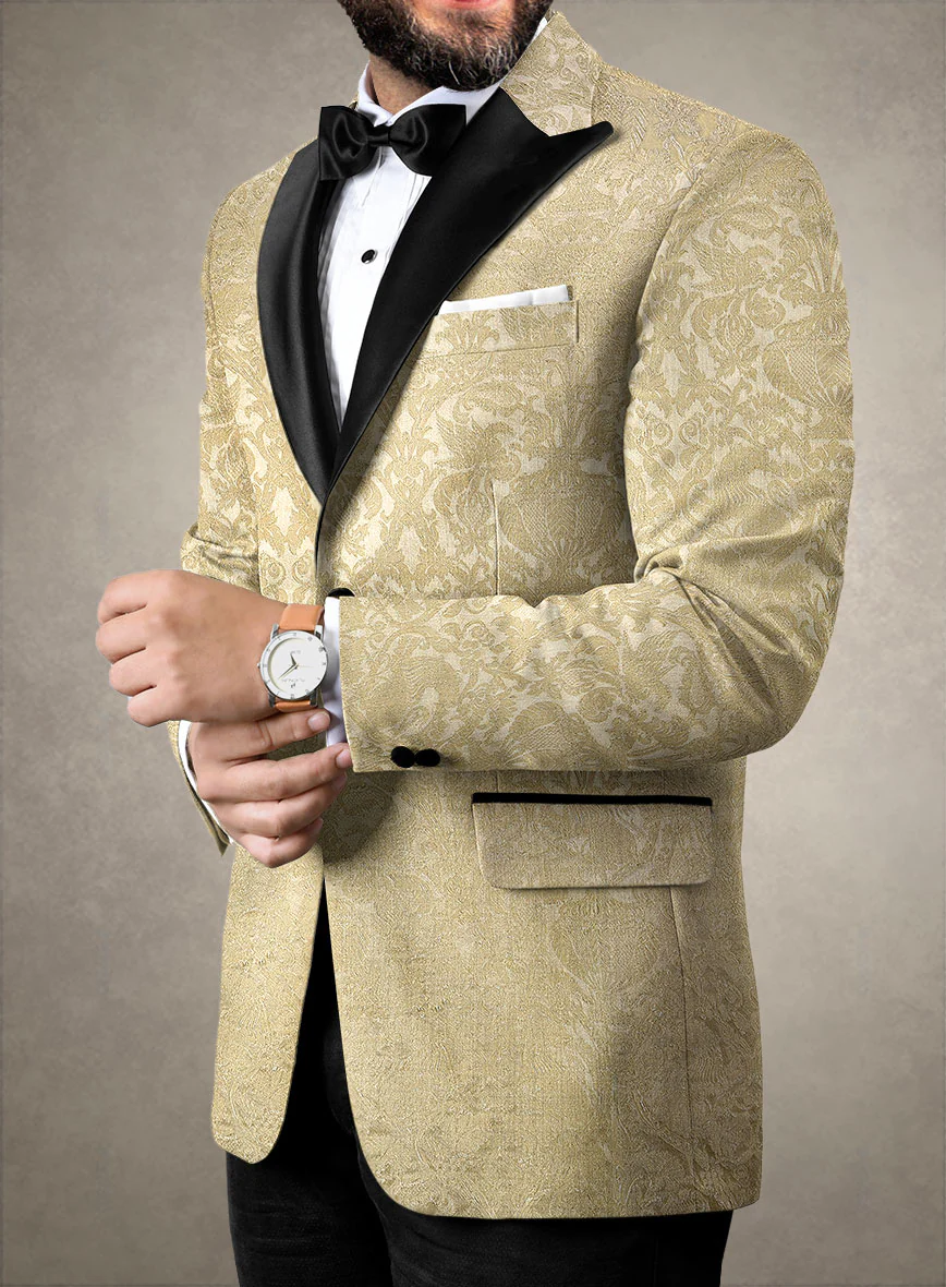 Italian Silk Piana Tuxedo Jacket - Image 2