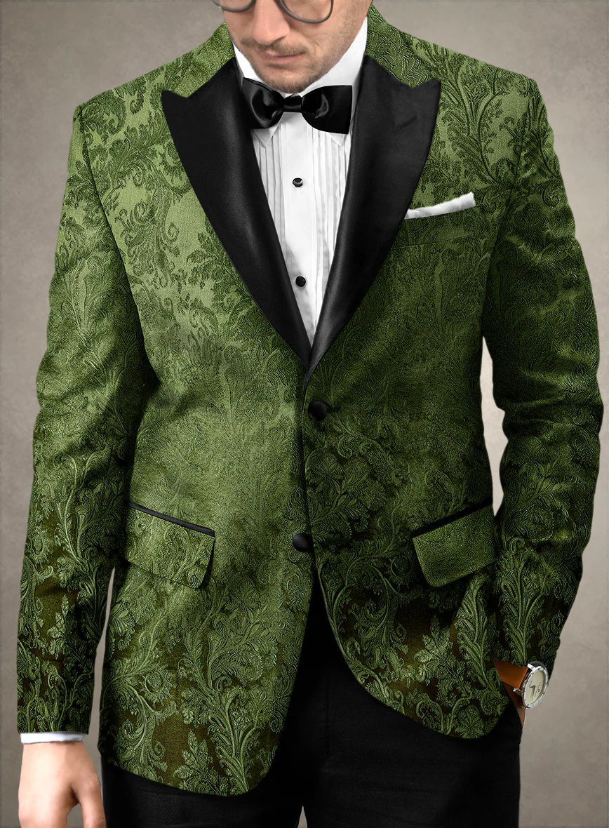 Italian Silk Ranci Tuxedo Blazer - Image 2