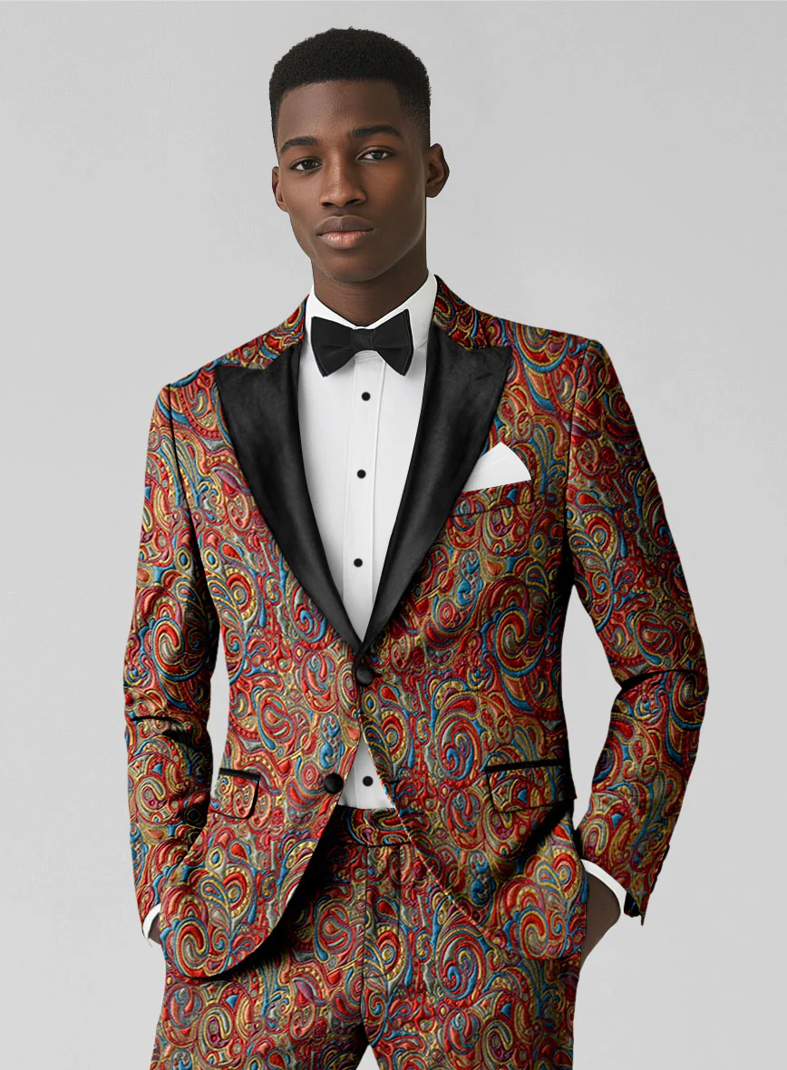 Italian Silk Socorro Tuxedo Blazer - Image 2