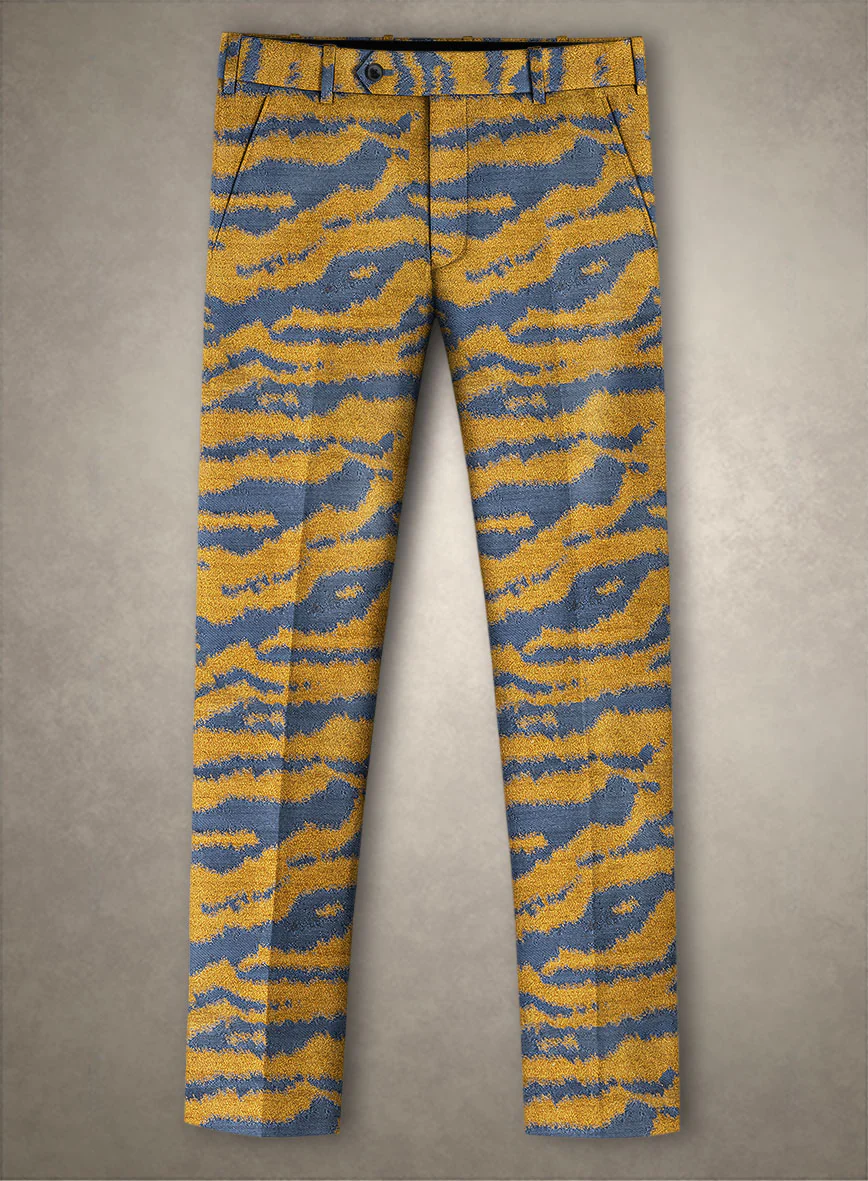 Italian Silk Tigro Luxe Pants - Image 2