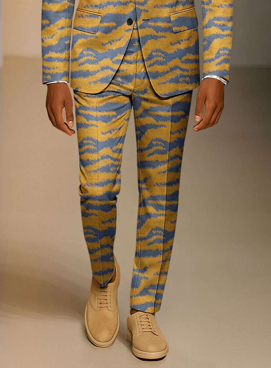 Italian Silk Tigro Luxe Suit - Image 5