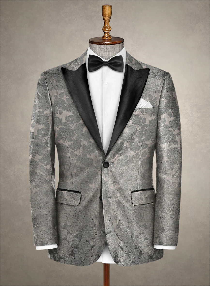 Italian Silk Unaxi Tuxedo Suit - Image 3