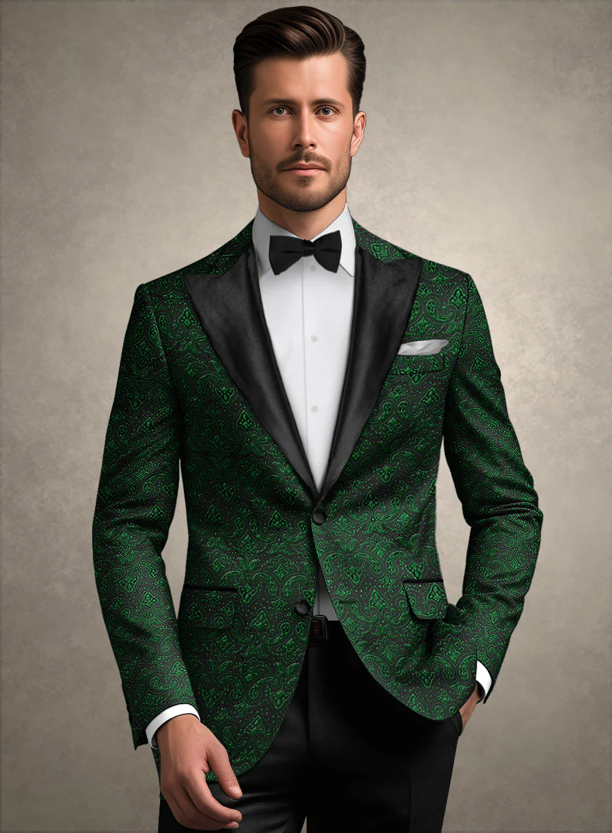 Italian Silk Wilfredo Tuxedo Blazer - Image 2