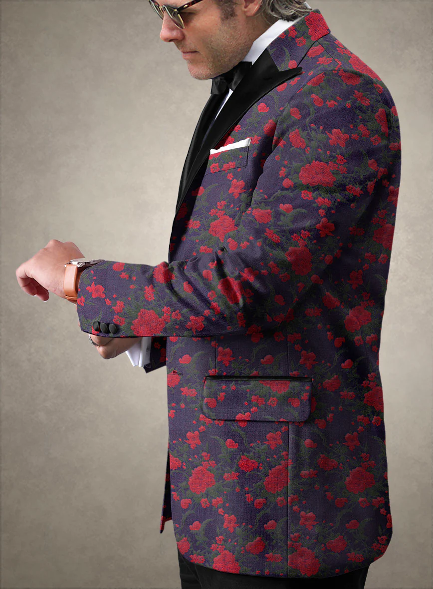 Italian Silk Zalba Tuxedo Jacket - Image 2