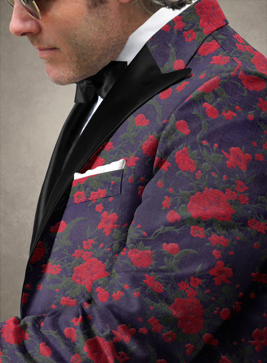 Italian Silk Zalba Tuxedo Jacket - Image 3