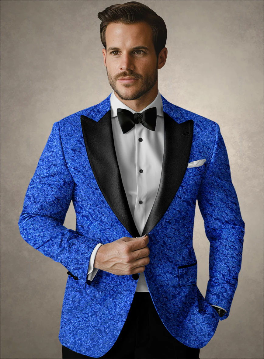 Italian Silk Zenon Tuxedo Blazer - Image 2