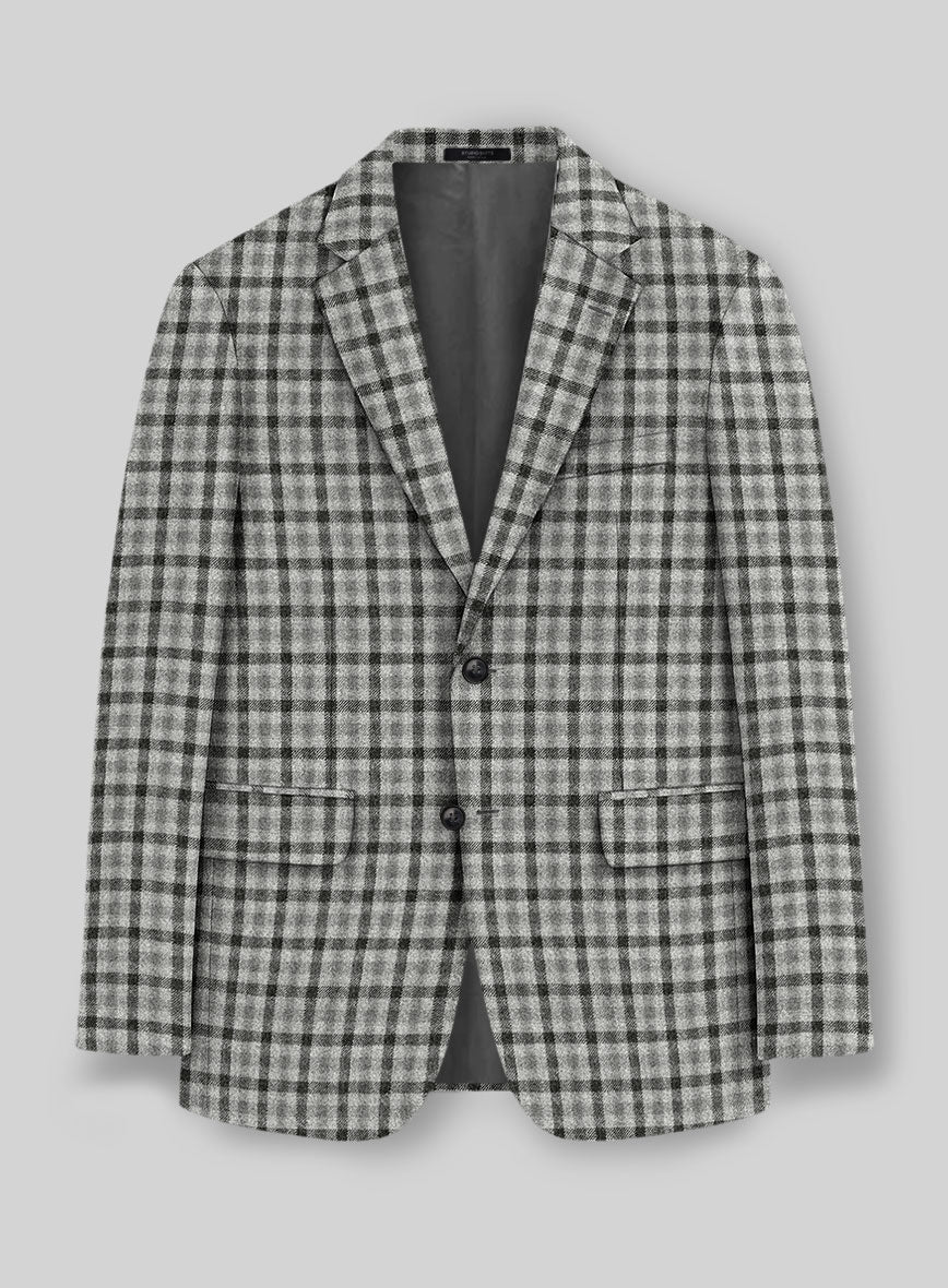 Italian Silverthorn Check Tweed Suit - Image 2