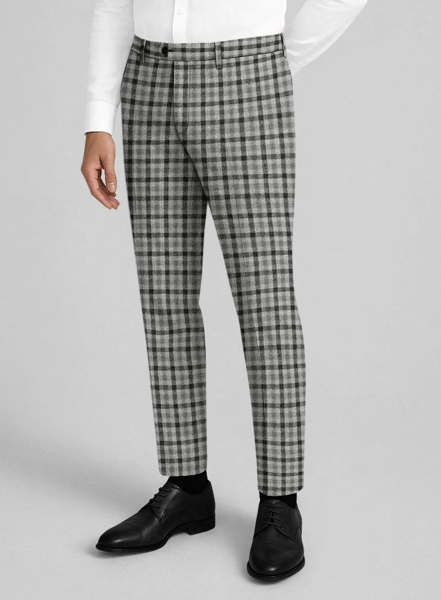 Italian Silverthorn Check Tweed Suit - Image 5
