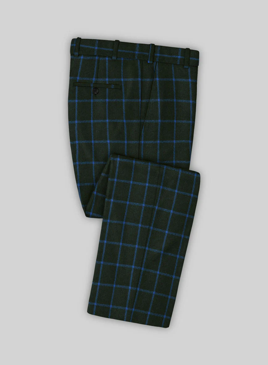 Italian Simma Checks Tweed Suit - Image 5