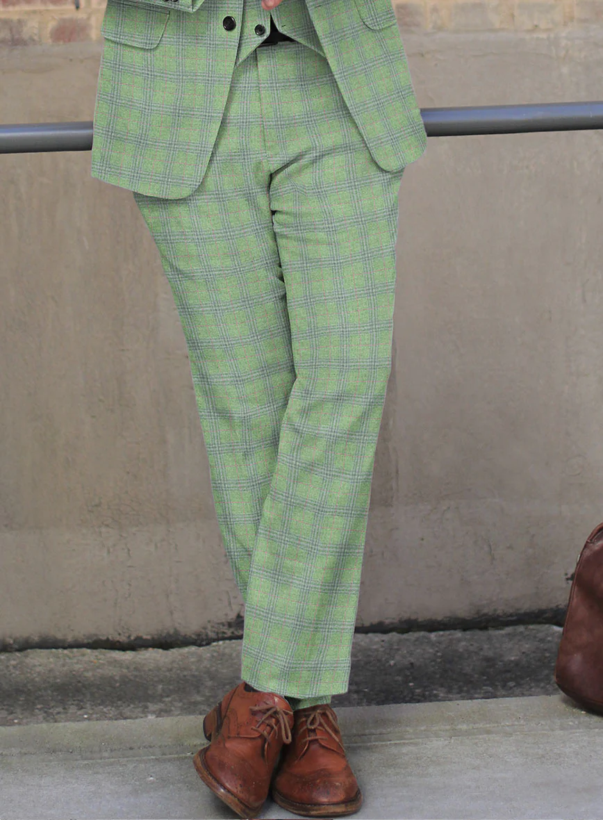 Italian Simoni Checks Tweed Pants - Image 2