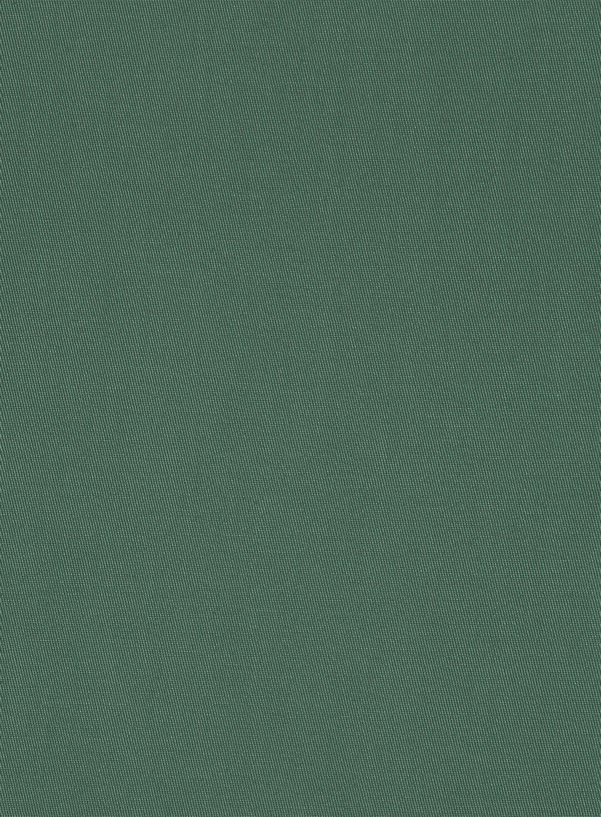 Italian Spring Green Cotton Stretch Shorts - Image 6