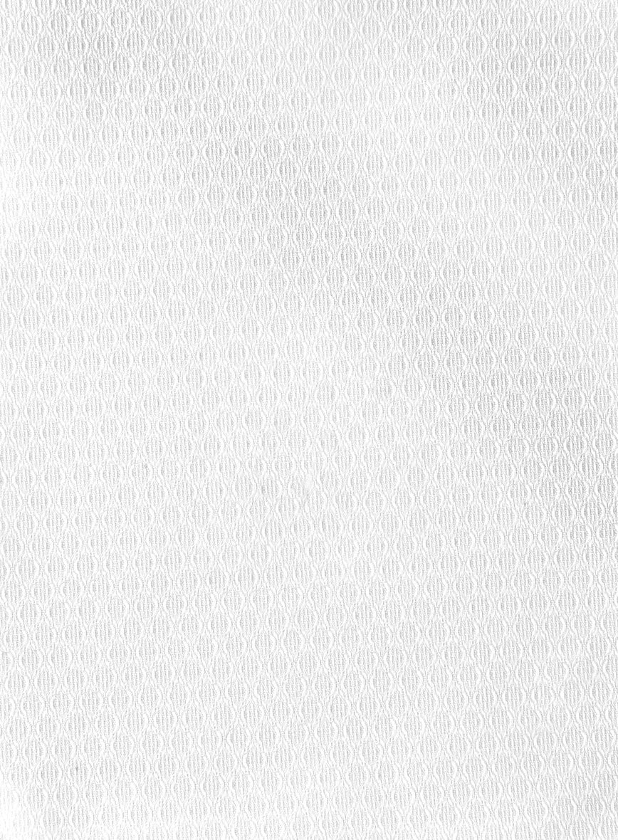 Italian Stretch White Swirl Shirt - Image 3