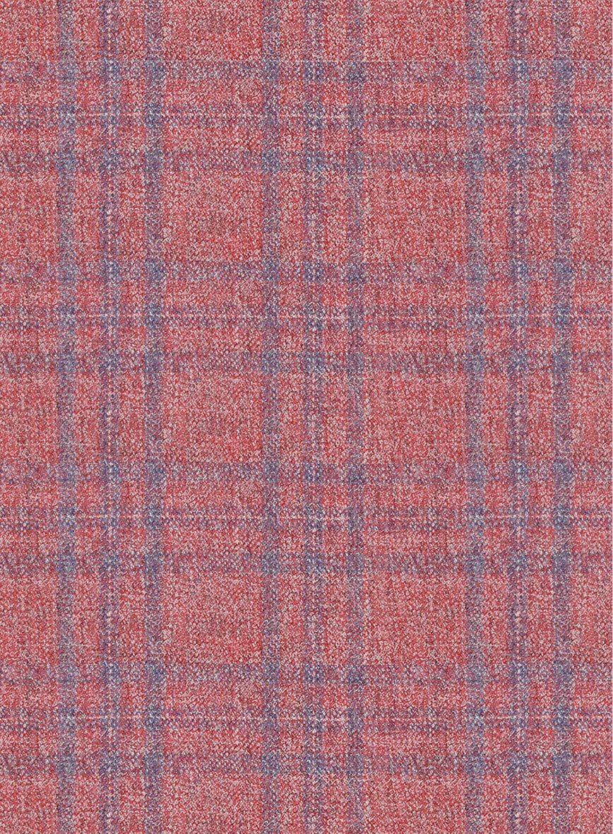 Italian Taquio Rouge Wool Pants - Image 2