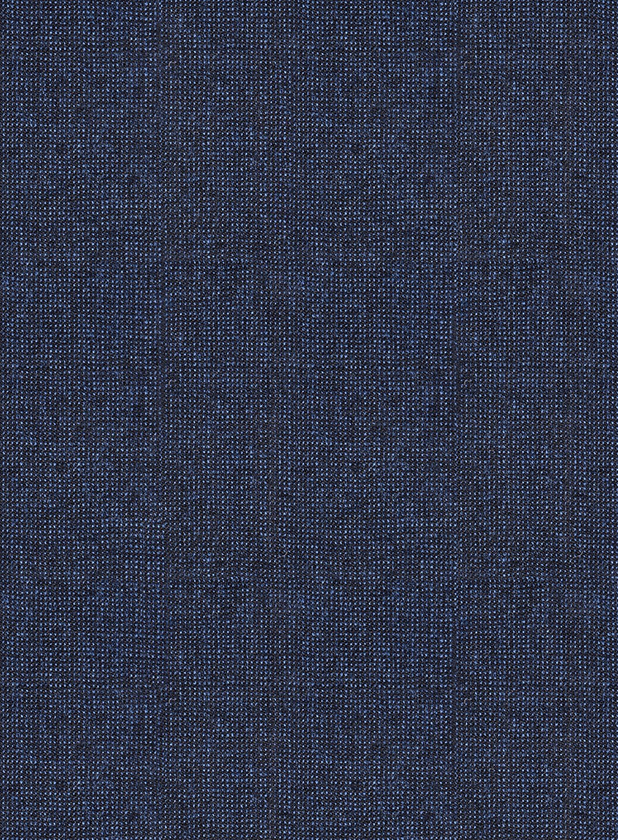 Italian Tavi Dark Blue Nailhead Flannel Jacket - Image 2