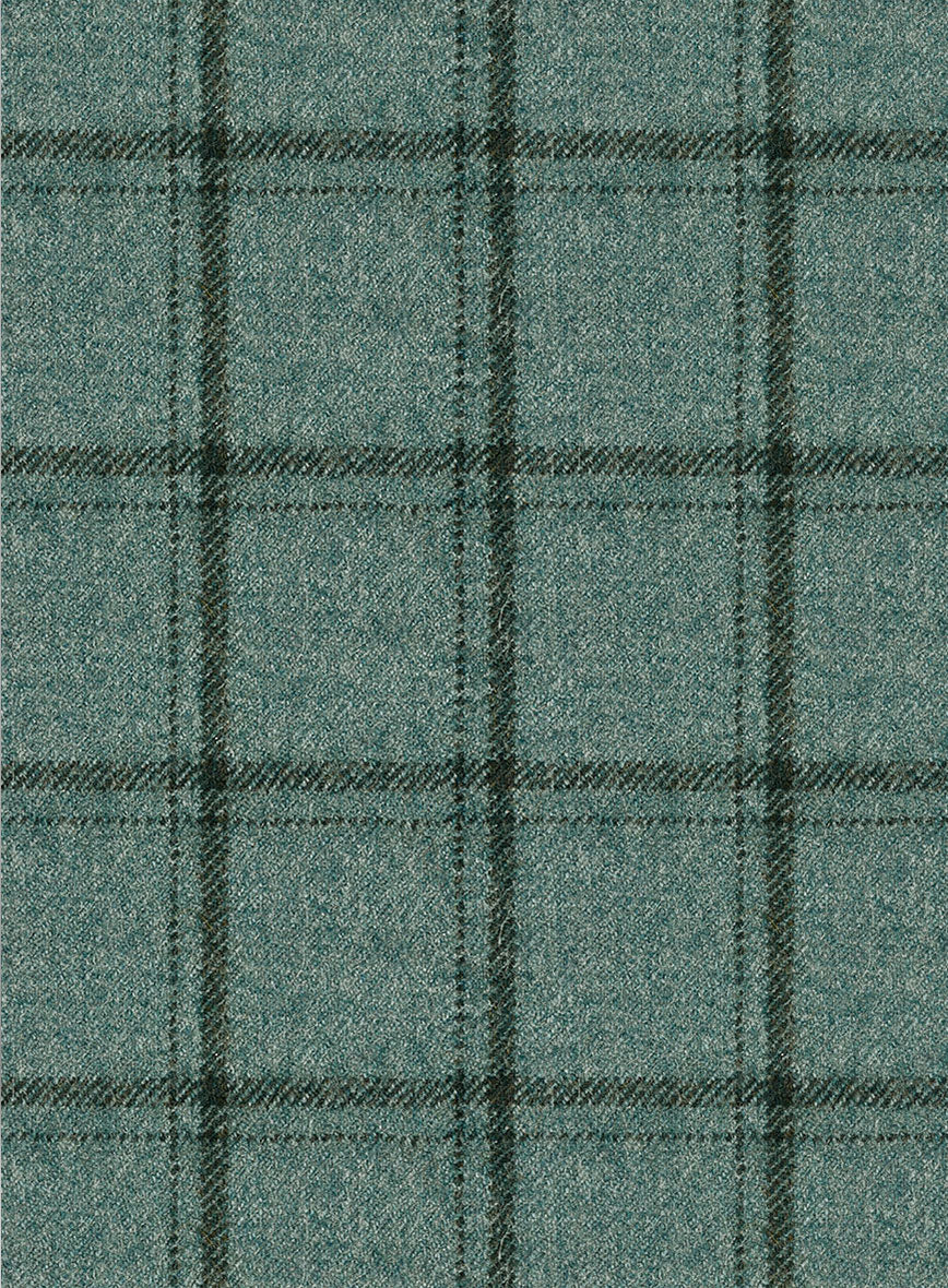Italian Tealmoor Check Tweed Suit - Image 6