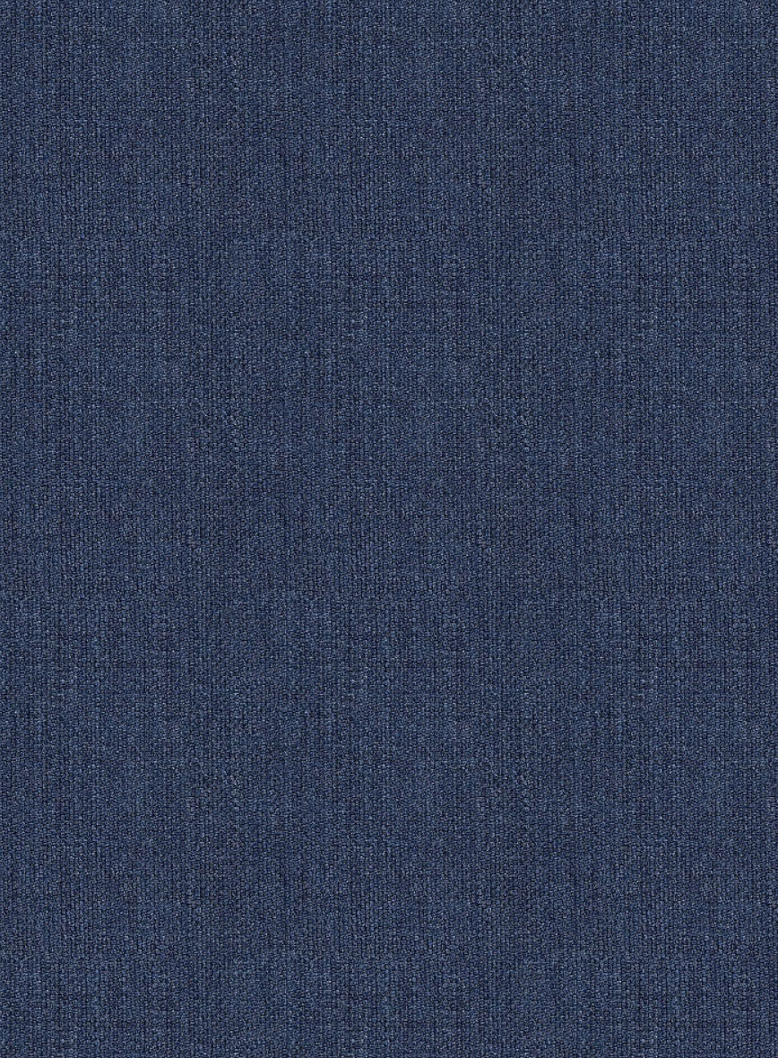 Italian Tela Indigo Blue Wool Suit - Image 7