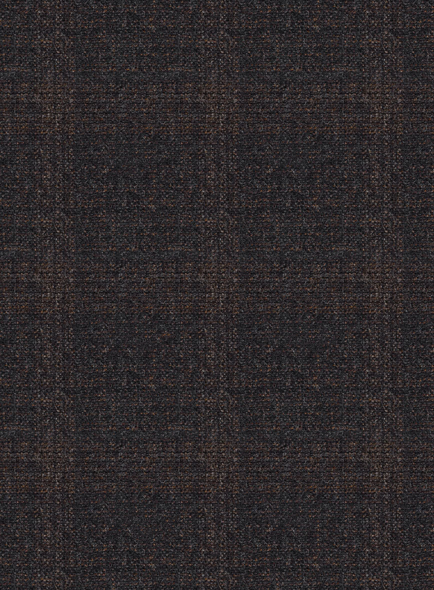 Italian Trek Brown Checks Flannel Pants - Image 2