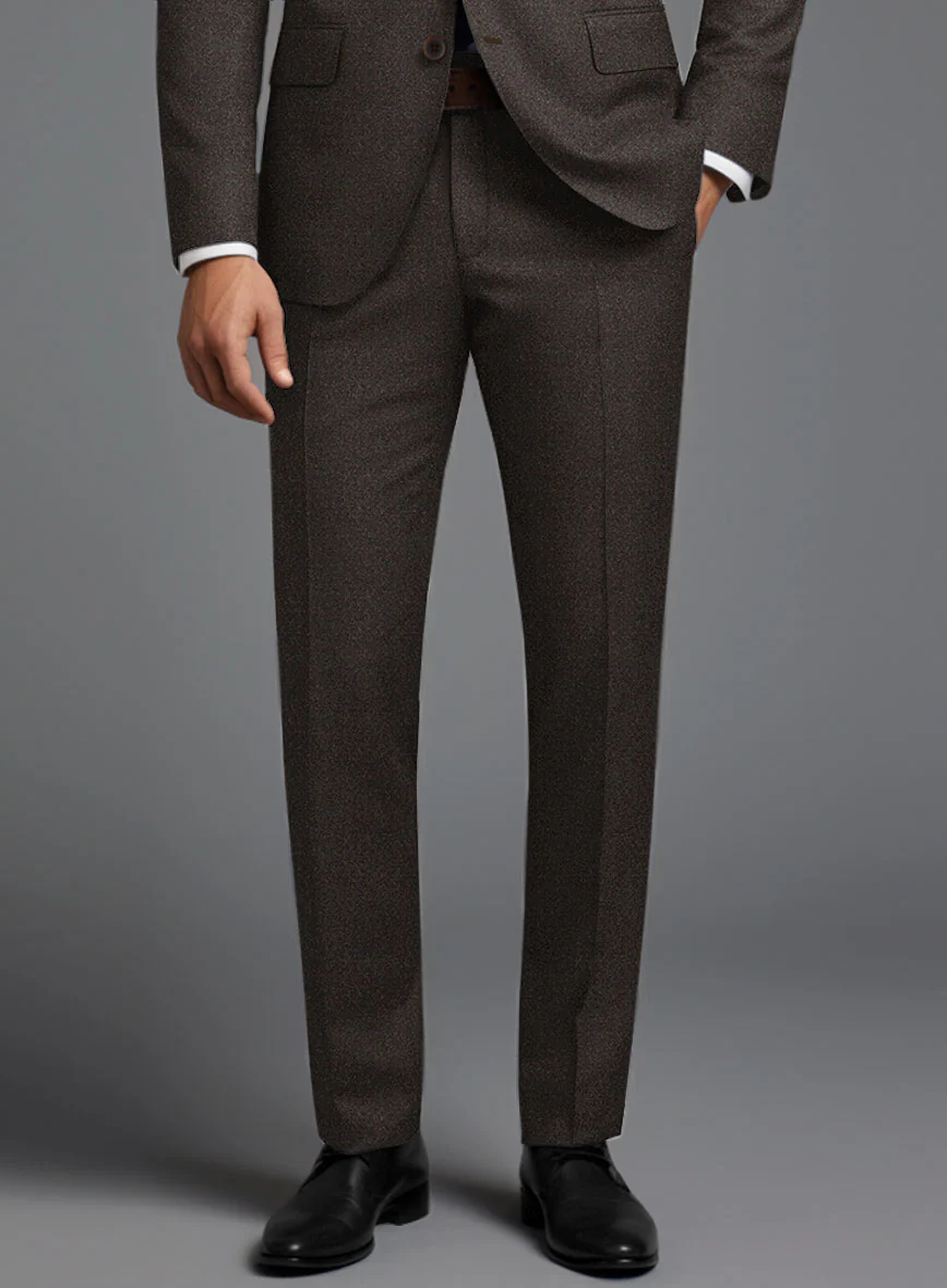 Italian Turna Brown Flannel Suit - Image 5
