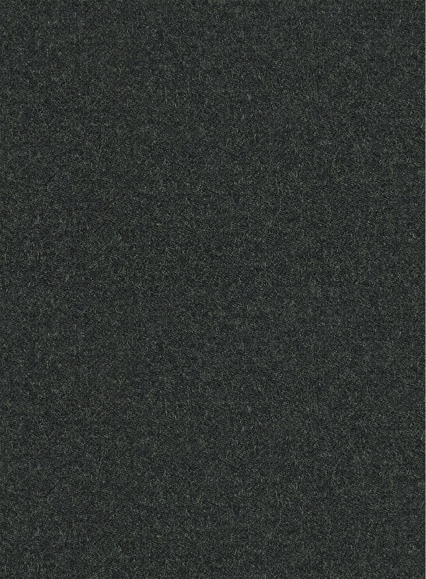 Italian Turna Dark Green Flannel Suit - Image 7