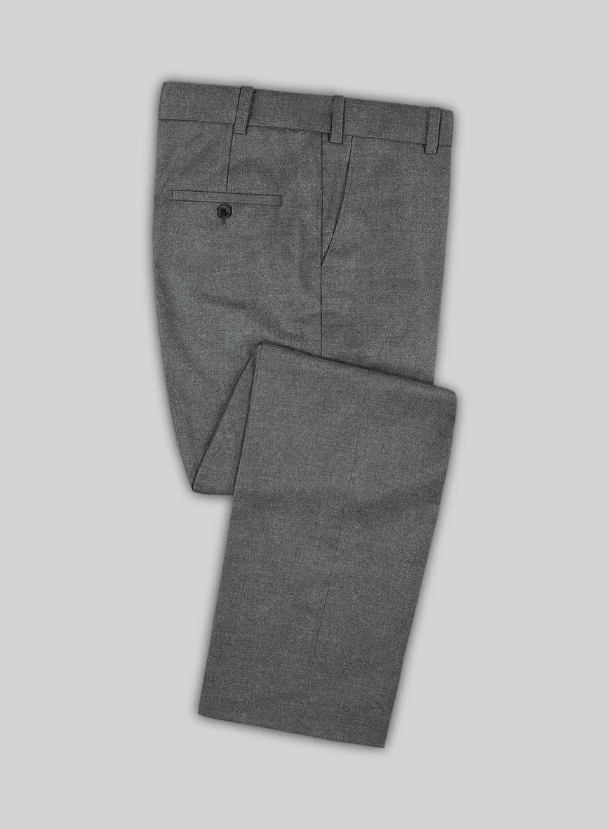 Italian Turna Gray Flannel Suit - Image 5