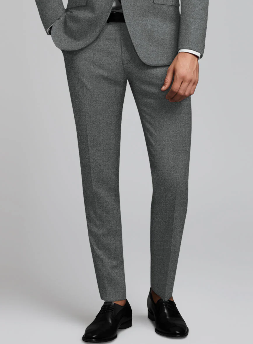 Italian Turna Gray Flannel Suit - Image 6