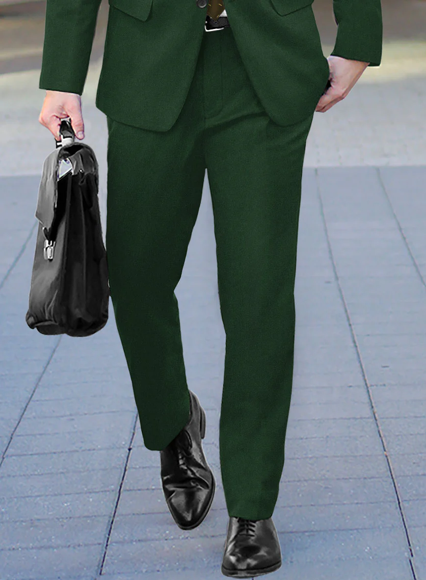 Italian Turna Green Flannel Pants - Image 2