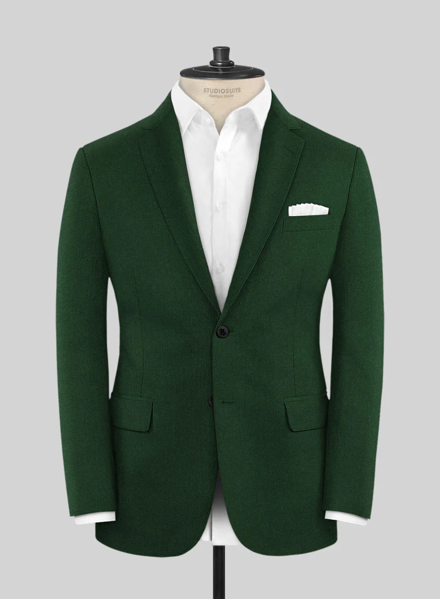 Italian Turna Green Flannel Suit - Image 3
