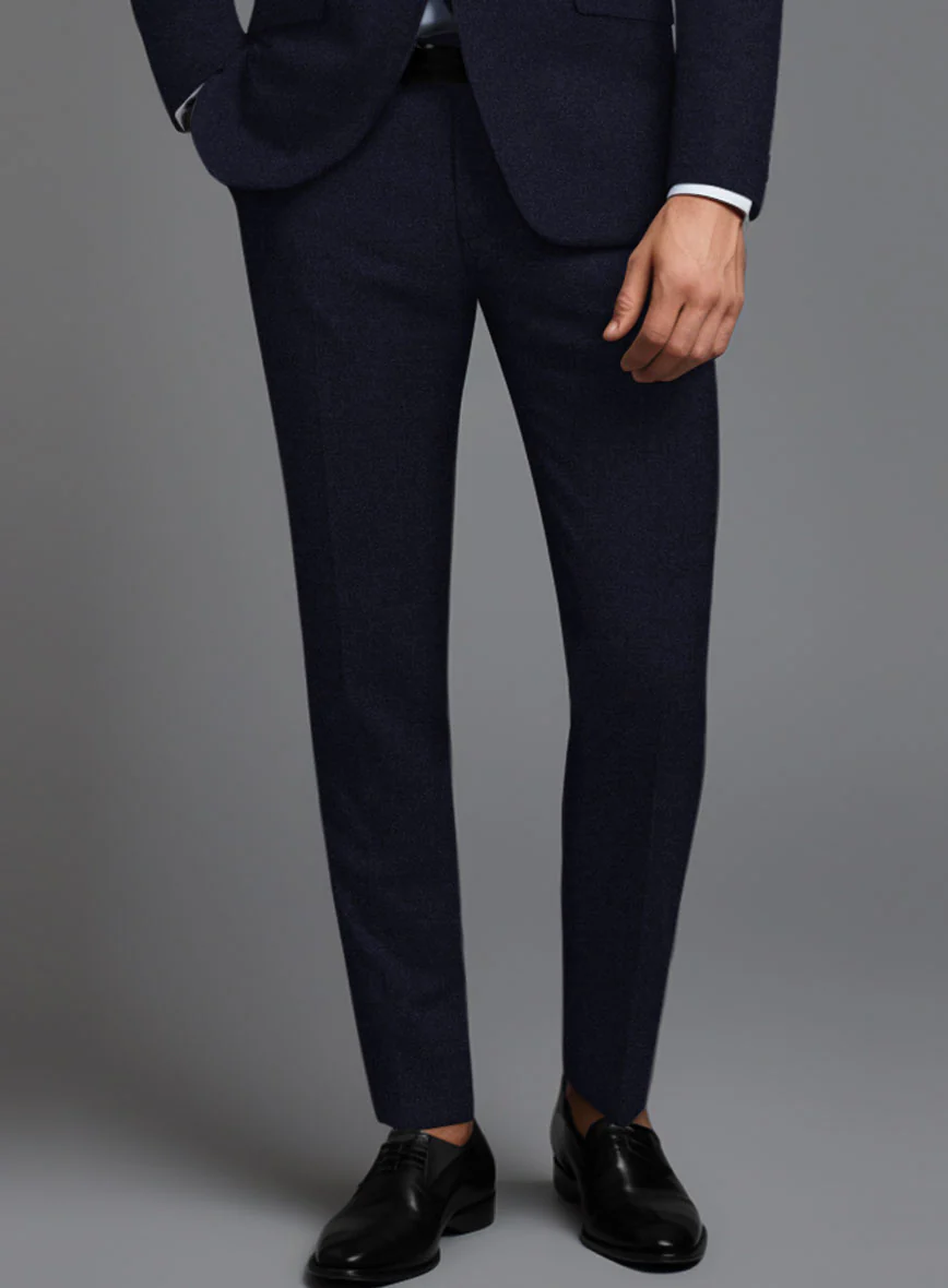 Italian Turna Jet Blue Flannel Suit - Image 5