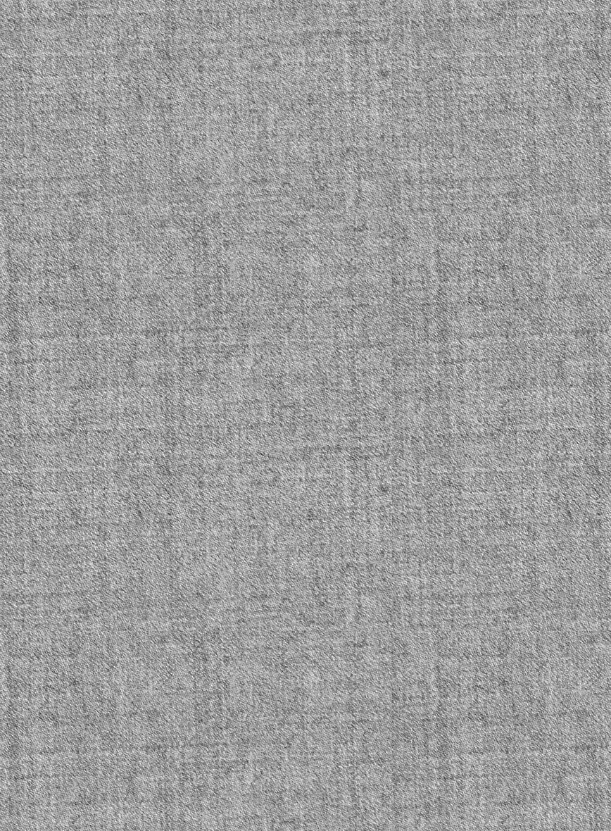 Italian Turna Light Gray Flannel Pants - Image 3