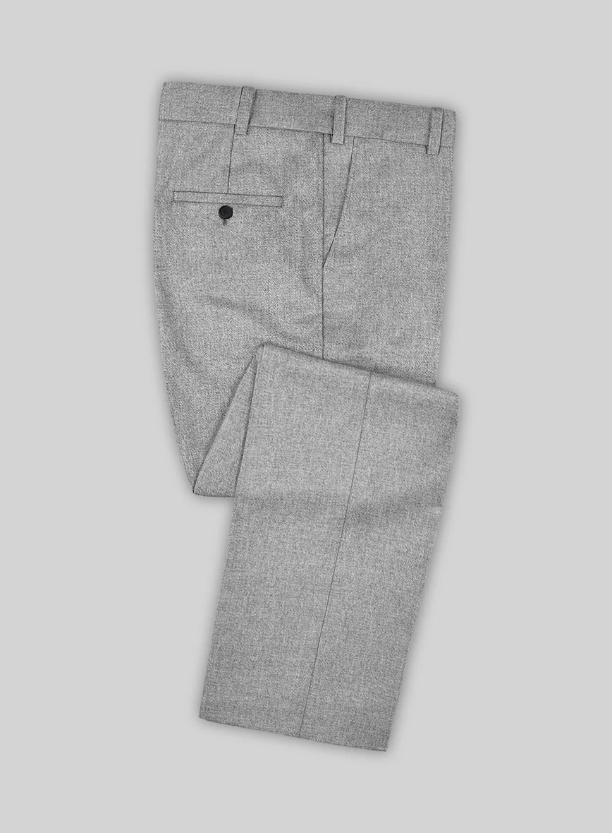 Italian Turna Light Gray Flannel Suit - Image 5
