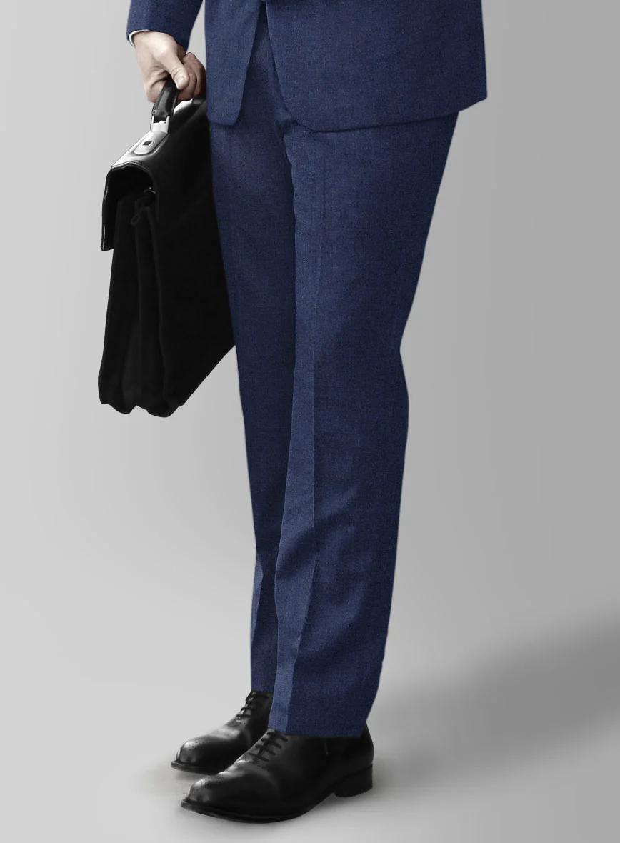 Italian Turna Persian Blue Flannel Pants - Image 2
