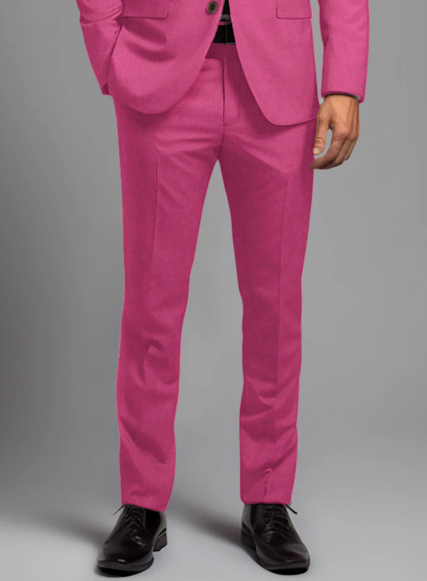 Italian Turna Pink Flannel Pants - Image 2