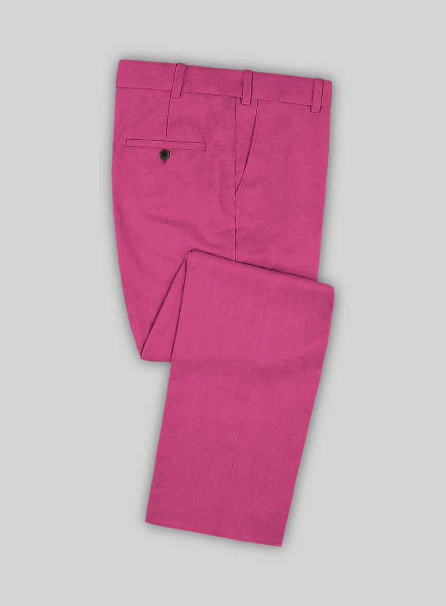 Italian Turna Pink Flannel Suit - Image 6