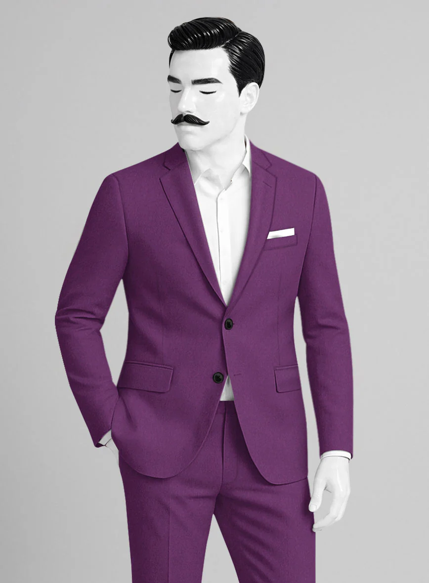 Italian Turna Purple Flannel Jacket - Image 2