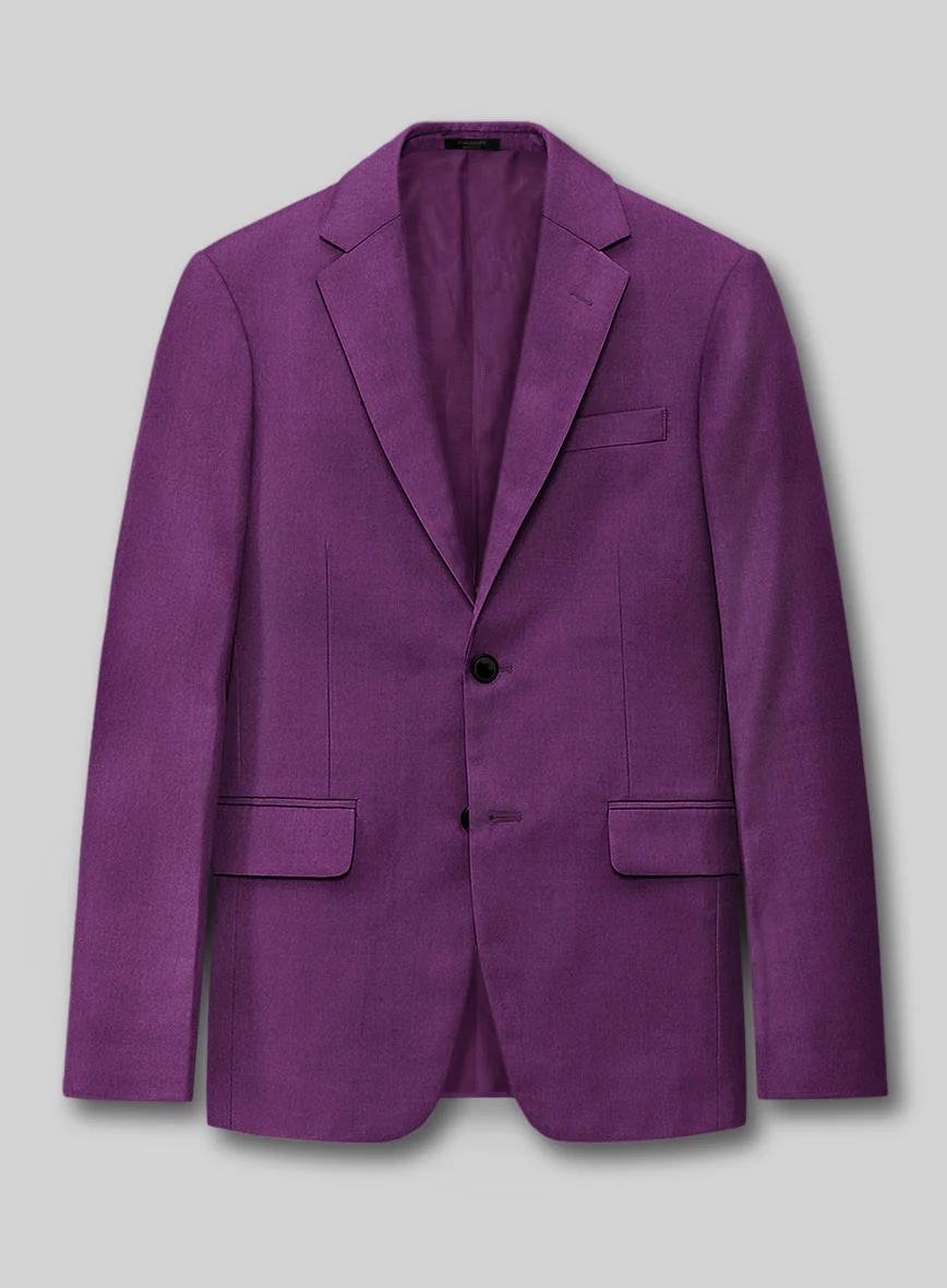 Italian Turna Purple Flannel Suit - Image 3