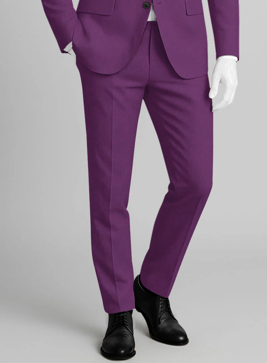 Italian Turna Purple Flannel Suit - Image 6